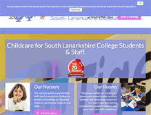 Tablet Screenshot of happitots-nursery-southlanarkshire.co.uk